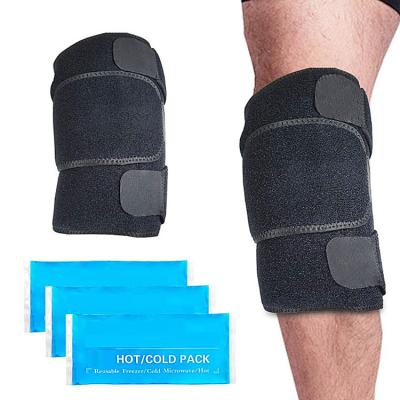 China Adult High Quality Reusable Cold/Hot Ice Pack Gel Knee Pads For Arthritis Pain Ligament Sports Injuries for sale