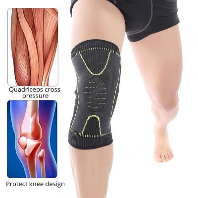 China Adult Adjustable Spring Force Knee Supporter Sports Knee Brace For Running Volleyball Basketball for sale