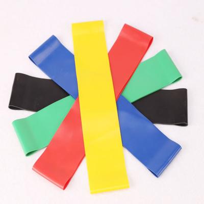 China Latex Hip Band Resistance Band Material Anti Slip Resistance Loop Bands Five-color Resistance Band for sale