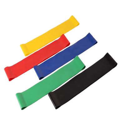 China Wholesale Loop Band Resistance Band Latex Ankle Exercise Band Bulk Yoga Resistance Thigh Bands for sale