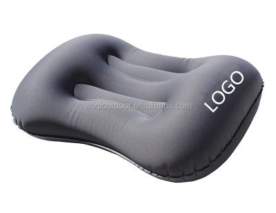 China Woqi Inflatable Pillow Air Inflatable Ultralight Camping Pillow For Neck And Lumber, Backpacking, Travel for sale