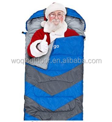 China Envelope Type Woqi Lightweight Portable Waterproof Envelope Sleeping Bag Comfort With Compression Sack for sale