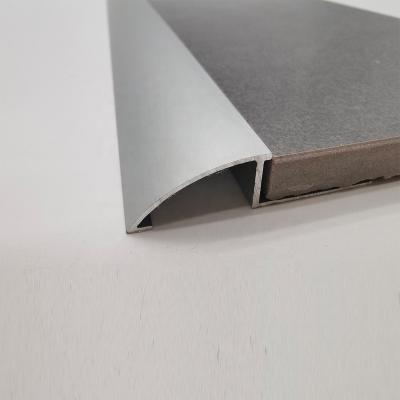 China Modern Metal Stair Nosing Flexible Aluminum Transition Strip Stair Nosing Trim for sale