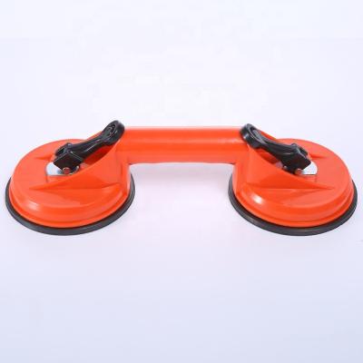 China Aluminum Alloy / Heavy Duty Suction Cup ABS Metal Glass Lifter With Two Vacuum Lifter Cups Ventosas Para Azulejos for sale