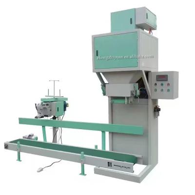 China Bag Packing Machine Bulk Packing Semi-automatic Scale For Pharmaceuticals Raw Material With Edge Sewing Machine for sale