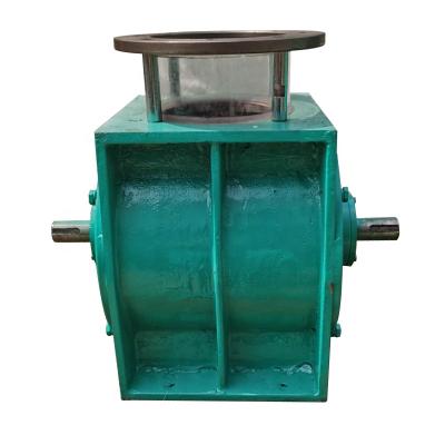 China General Coal Cement Rotary Valve Airlock Driver Mount Iron Air Lock Valves For Flour Mill for sale