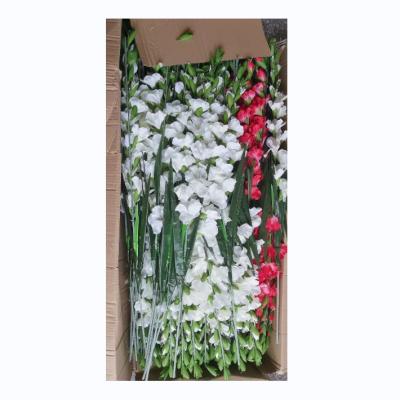 China Multi Color Silk Flower JL001 Gladiolous Artificial Flower Silk Roses For Home Decoration Wholesale for sale