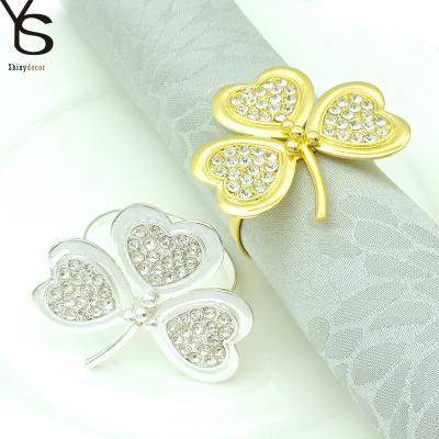 China Beautiful Viable Butterfly Design SCK001Metal Napkin Rings For Wedding Party Table Decoration Accessories for sale