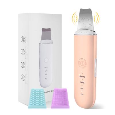 China Beauty Skin USB DEEP CLEANSING Ultrasonic Scrubber Plug In Blackhead Remover Face Machine Skin Care Acne Massager Facial Cleaner Tools for sale