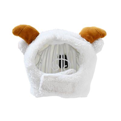 China Viable Headgear Cat Hat Sheep Shaped Pet Decoration Cosplay Costume Cute Cartoon Props Dog Headdress for sale