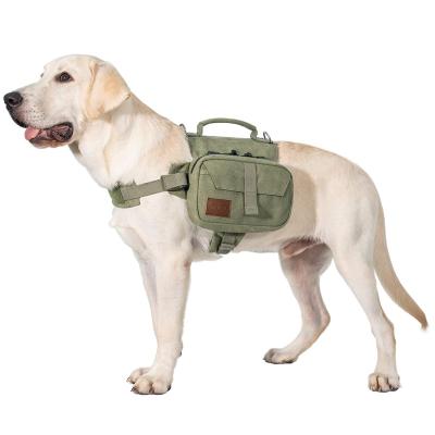 China Viable Outdoor Dog Satchel Backpack Dog Pack Hunting Dog Saddle Bag Backpack For Travel for sale