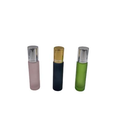 China Wholesale High Quality Personal Care Perfume 10ml Frosted Roll On Glass Bottle for sale