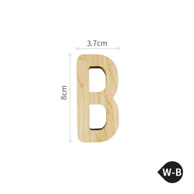 China China Best Selling Chic DIY Wall Lettering Home Decoration Alphabets Wooden Letters Number Craft Pieces for sale