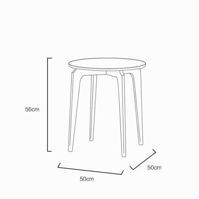 China Adjustable (Other) Feature Beautiful Ash Wood Side Table Living Room Outdoor Furniture Top OEM Customized Solid Wood Side Table for sale