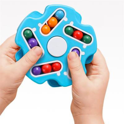 China Eco - Friendly Material Adult Kids Rotating Beanstalk Magic Cubes Decompression Toy for sale