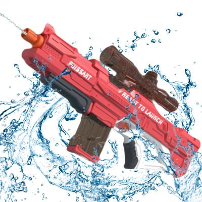 China Toy Internet Celebrity Water Long Automatic Electronic Squirt Guns For Kids Outdoor Water Gun For Adults Shooting Game for sale