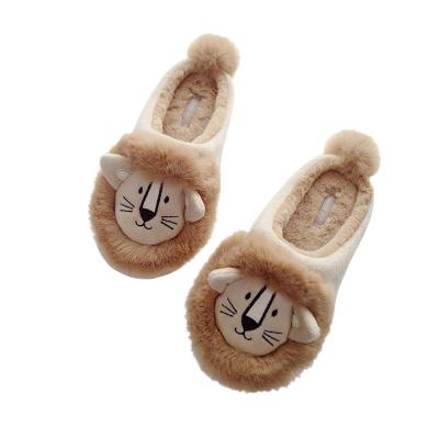 China High Quality Cute Lion Plush Toys Manufacturer Plush Animal Slippers for sale