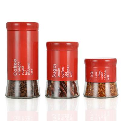 China Sustainable Glass Food Storage Jars With Clear Wooden Lid Food Storage Jar For Storing Rice And More Coffee for sale