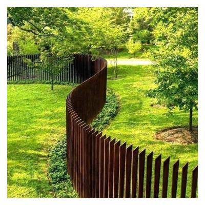 China ECO FRIENDLY Custom Laser Cut Landscape Corten Steel Fence Panels Decorative Metal Privacy Screen Panels for sale