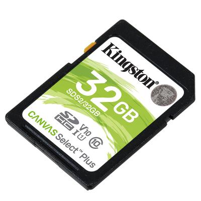 China 100% Genuine Kingston Plastic SD SDS2 memoria card 128 gigabyte memory card for 1080p and 4K HD video for sale