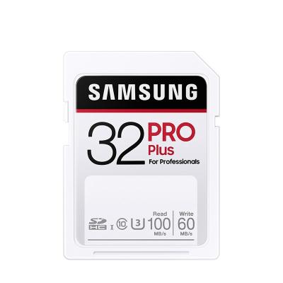 China Plastic New Arrive SAMSUNG pro plus class 64GB SD Card Memory Card Flash Card NEW 10 U3 For 1080p 3D 4K Video Camera SD for sale