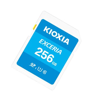 China Wholesale Kioxia Plastic SD Card Memory 256GB Exceria SDXC UHS-I U1 Class 10 Read 100MB/s for sale