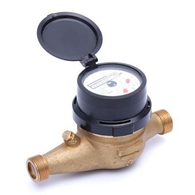 China Brass Manufacturer Well Made Brass Water Meter Water Meter MI Body Water Meter for sale