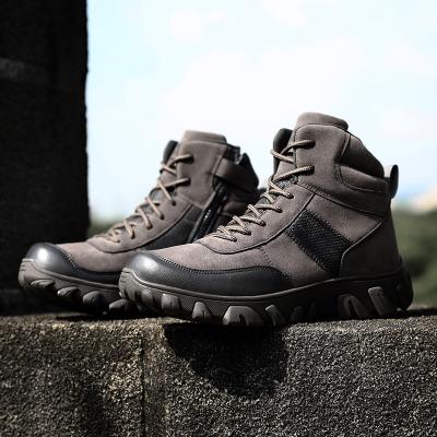 China Light Army Rejects Men's Desert Work Military Safety Shoes Climbing Hiking Shoes Men's Outdoor Boots for sale