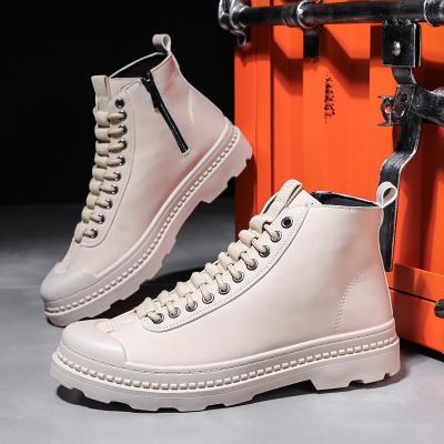 China New fashion trend men's shoes high top sports shoes casual sneakers fashion trend running shoes for sale