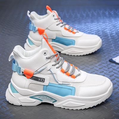 China Waterproof Men's Fashionable High-Ankle Height Increasing Breathable Ultralight Shoes for sale