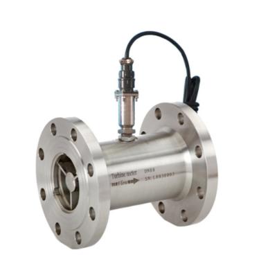 China Turbine Flow Meter For Natural Gas Digital Turbine Water Stainless Steel CY-LWGY for sale