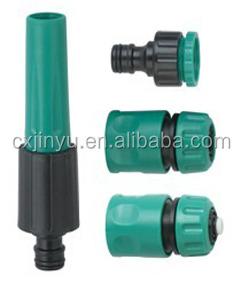 China Sweeper Nozzle Set 4pcs Quick Watering Plastic Connector Adapter Spray Nozzle for sale