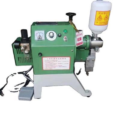 China Semi-automatic hot sale excellent quality leather belt leather gluing machine bag making machine for sale