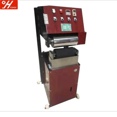 China YH-27 Roller Plating Machine Temperature Luminous Hydraulic Polishing Machine For Alligator Ostrich Skin Leather Processing for sale