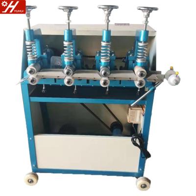 China YH-13 Four Wheels Job 4 Wheels Leather Shoulder Belt Lining Lamination Making Machine Bonded Belt Clumping Machine for sale