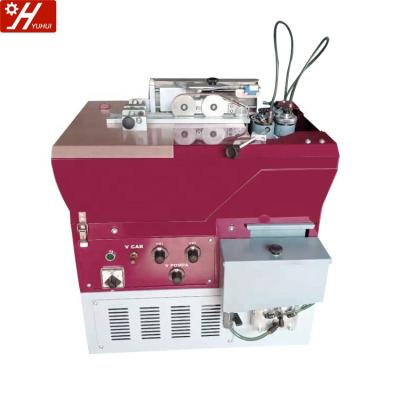 China Automatic Inking YH-54B Double Side Belt Dyeing Machine Leather End Horizontal Automatic Edge Painting Inking Making Machine for sale