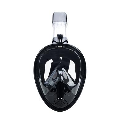 China PC+Silicone Snorkel Mask Set Snorkel Mask Full Face Diving Mask for sale