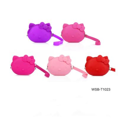 China Silicone OEM Factory Fashion Silicone Coin Purse Bags Coin Bag Women Purse for sale