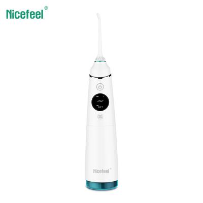 China Portable Charging Nicefeel Pilot Battery Cat New Dental Water Flosser Portable Oral Irrigator for sale