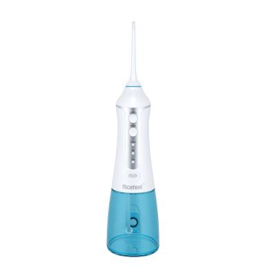 China Water Flosser 300ml Water Reservoir Internal Waterproof Nicefeel Design Large Rechargeable Portable Oral Irrigator for sale