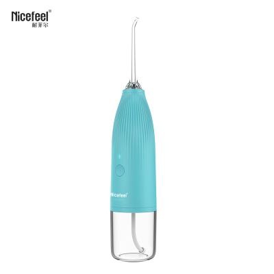 China Outdoor Oral Irrigator USB Rechargeable Water Jet Flosser Port Teeth Cleaning for sale