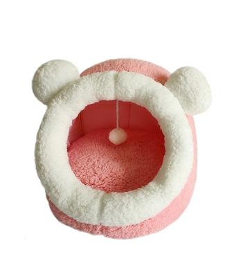 China Breathable Custom Plush Pet Supplies Cute Winter Warm And Soft Pet Sleep Nest For Small Pets Nest for sale