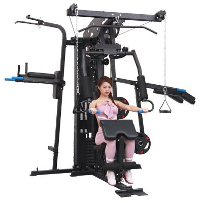 China Wholesale Home Use Home Gym Fitness Equipment Three Station Multi Station Home Gym With Squatting Machine for sale