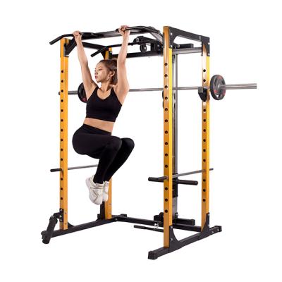 China Universal Commercial Small Bird Rack Squat Trainer Frame Multifunctional Fitness Equipment Combination Set Household Gym for sale