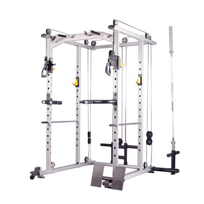 China LB-C42 Universal Commercial Square Tube Series Strength Machine Fitness Center Equipment Fitness Squat Rack for sale