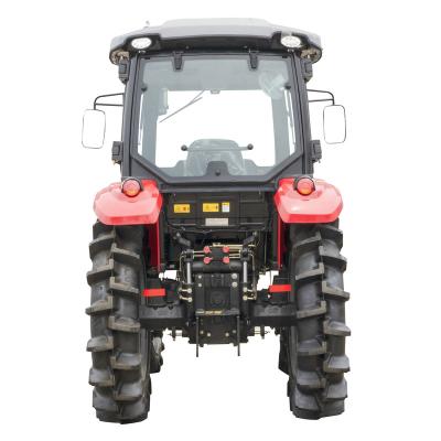 China Best Affordable Small Farms Garden Tractor Loader Backhoe MAP 60hp Small 4 Wheel Tractor for sale