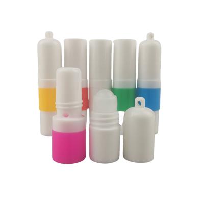 China New Design Nasal Blockage and Relief Regeneration 2 in 1 Dual Head Aromatherapy Essential Oil Inhaler Nasal Stick and Roller in White for sale