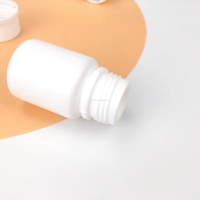 China Bulk Tamper Proof 50cc 50ml HDPE Medicine Container Empty Plastic White Pill Bottles With Tamper Proof Lid For Vitamin Capsules Tablets for sale