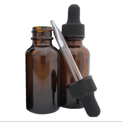 China Wholesale Free Sample Cosmetic 1ml 2ml 3ml 5ml 10ml 15ml 20ml 30ml Amber Liquid Glass Essential Oil Refillable Dropper Bottle for sale