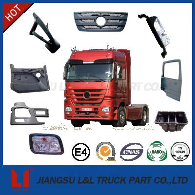 China Cheap truck spare parts (PP and ABS) plastic truck body parts for Mercedes Benz/actros/axor/atego MP1 MP2 MP3 cabin for sale